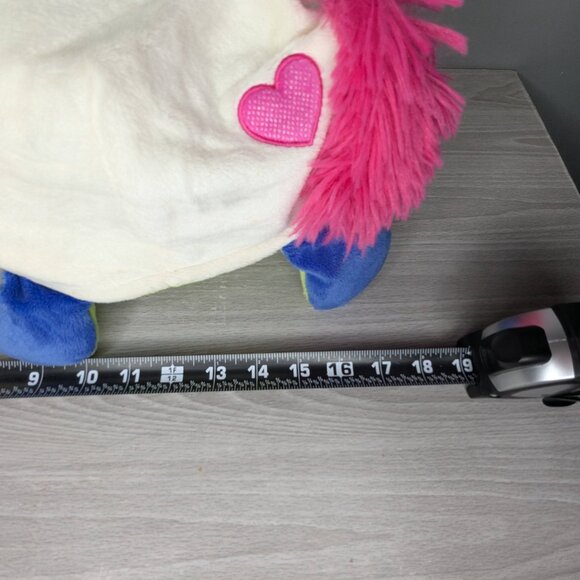 2015 Jay at Play Flip A Zoo Imogen Dragon to Persephone Unicorn Plush Animal 18" - Picture 14 of 16